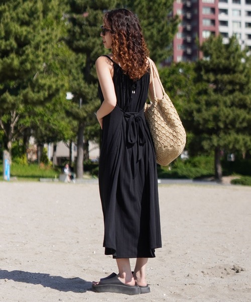 BILLABONG（ビラボン）の「BILLABONG/ビラボン キャミワンピース BE01C-352（ワンピース・レディース・ブラック/キナリ・L/M）」の16枚目の写真