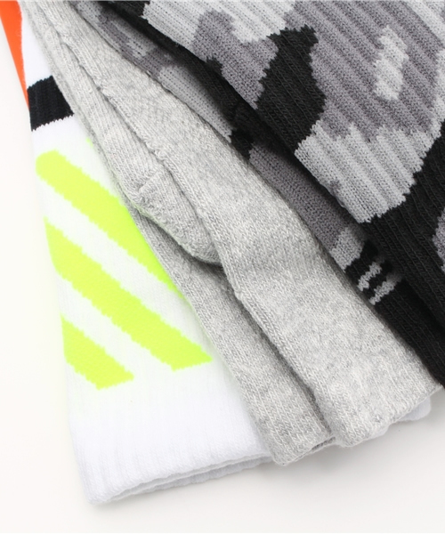 NIKE SB(ナイキエスビー)の「ユニセックス ナイキ 3足1セット ソックス NIKE DRI-FIT 3P TRIPLE FLY CREW SOCKS SX4966(ソックス/靴下・メンズ・A/B/C・27cm/24cm)」の8枚目の写真