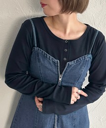 ヘンリーネックリブプルオーバー【ZOZOTOWN限定アイテム】