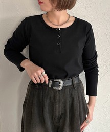 ヘンリーネックリブプルオーバー【ZOZOTOWN限定アイテム】