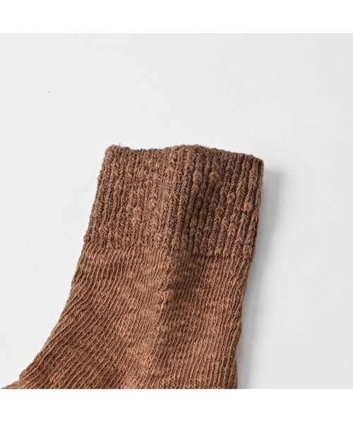 45R（フォーティファイブアール）の「度詰天竺のソックス（草木染め）（ソックス/靴下・レディース・ブルー/イエロー/グリーン/スミクロ・SMALL）」の5枚目の写真