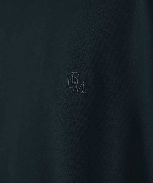 Bleme(ブレム)の「カットオフデザイン ロングスリーブ スリット入り ロゴ刺繍ルーズロンT(Tシャツ/カットソー・メンズ・ブラック/ホワイト/ネイビー・XL/S/M/L)」の16枚目の写真