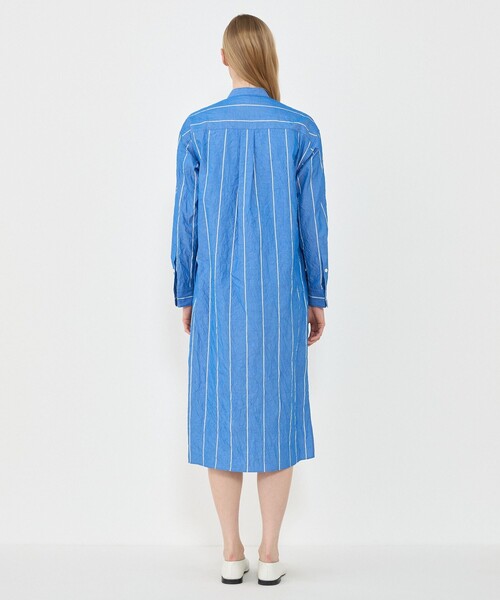 GALERIE VIE(ギャルリー ヴィー)の「ワッシャーブロード シャツワンピース(シャツワンピース・レディース・ブルー系その他・FREE)」の7枚目の写真