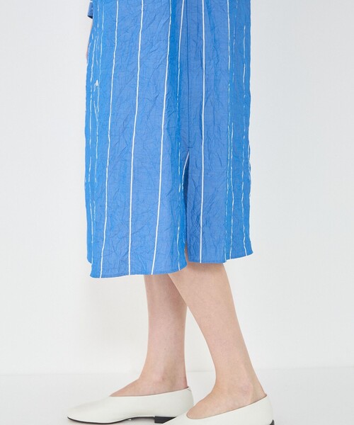 GALERIE VIE(ギャルリー ヴィー)の「ワッシャーブロード シャツワンピース(シャツワンピース・レディース・ブルー系その他・FREE)」の3枚目の写真