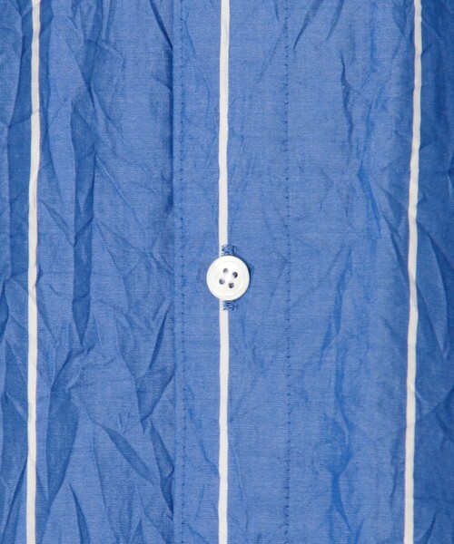 GALERIE VIE(ギャルリー ヴィー)の「ワッシャーブロード シャツワンピース(シャツワンピース・レディース・ブルー系その他・FREE)」の2枚目の写真