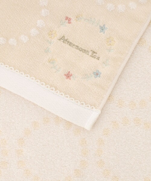 Afternoon Tea（アフタヌーンティー）の「小花刺繍フェイスタオル（タオル・レディース・ブルー/ピンク/アイボリー・ONE SIZE）」の12枚目の写真