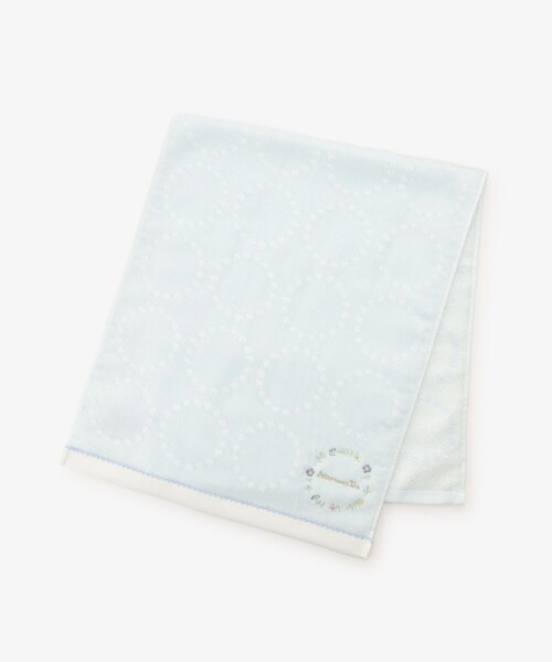 Afternoon Tea（アフタヌーンティー）の「小花刺繍フェイスタオル（タオル・レディース・ブルー/ピンク/アイボリー・ONE SIZE）」の9枚目の写真