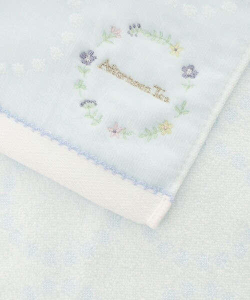 Afternoon Tea（アフタヌーンティー）の「小花刺繍フェイスタオル（タオル・レディース・ブルー/ピンク/アイボリー・ONE SIZE）」の8枚目の写真