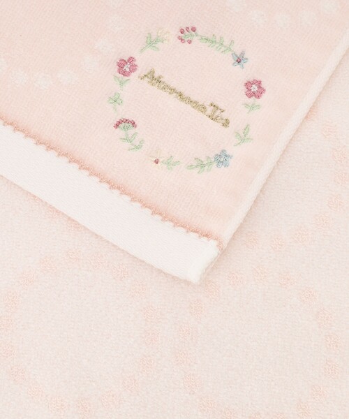 小花刺繍フェイスタオル（タオル）｜Afternoon Tea