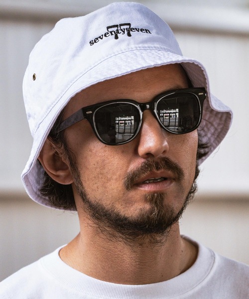 セール】mko11866- embroidery bucket hat (basic logo