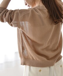 quaranciel:〈手洗い可能〉バルキー Vネック ニット カーディガン