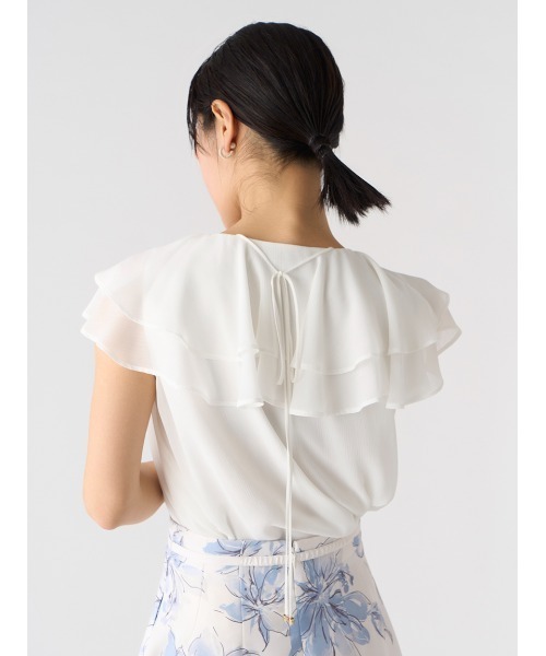【即完売品✨】チョーカークレープブラウス(F, FLOWER) CELFORD（セルフォード）の「チョーカークレープブラウス