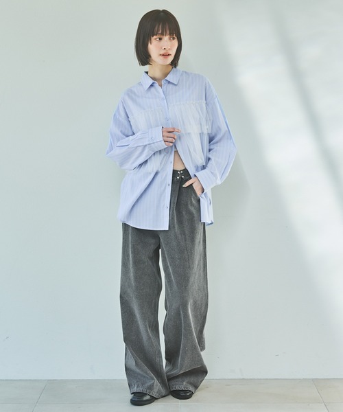 ウエストフックデニムパンツ / 120686（デニムパンツ）｜LAKOLE