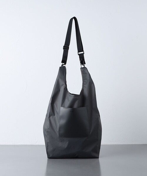 WEEKEND(ER)(ウィークエンダー)の「【別注】<WEEKEND(ER)> エコバッグ&ショルダーバッグ(エコバッグ/サブバッグ・メンズ・ブラック/グレー・FREE)」の3枚目の写真