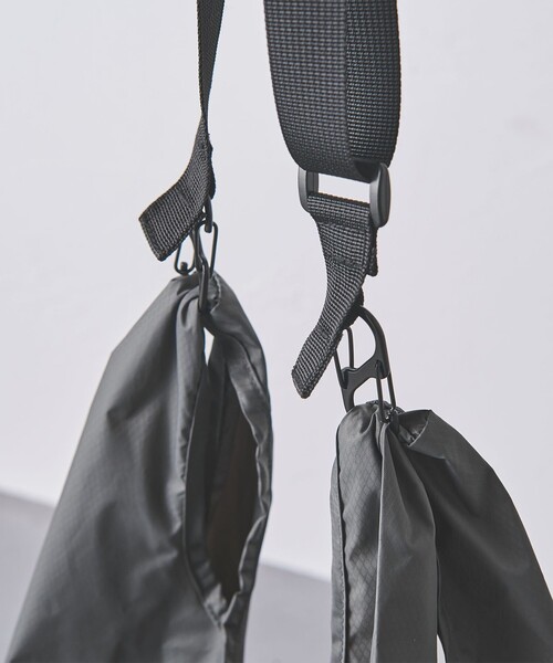 WEEKEND(ER)(ウィークエンダー)の「【別注】<WEEKEND(ER)> エコバッグ&ショルダーバッグ(エコバッグ/サブバッグ・メンズ・ブラック/グレー・FREE)」の7枚目の写真