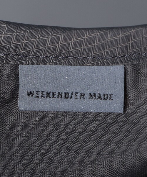 WEEKEND(ER)(ウィークエンダー)の「【別注】<WEEKEND(ER)> エコバッグ&ショルダーバッグ(エコバッグ/サブバッグ・メンズ・ブラック/グレー・FREE)」の12枚目の写真