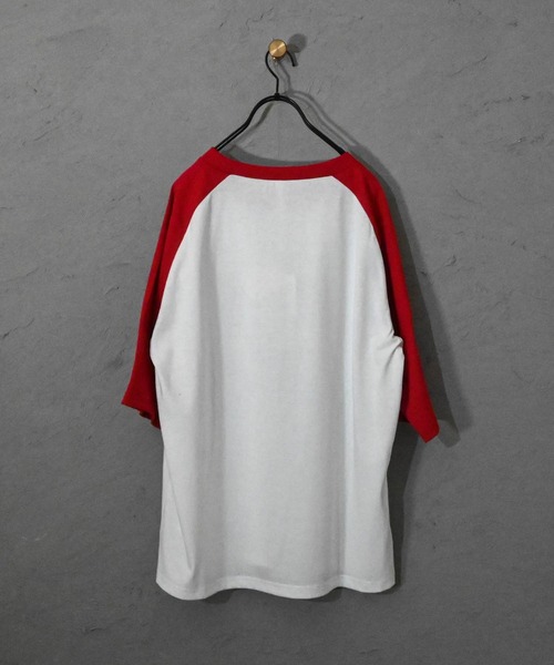 Ritzy（リッツィー）の「16/TC天竺 ラグランTシャツ(イーグル、モーターサイクル) レディース メンズ（Tシャツ/カットソー・メンズ・ホワイト系その他2/ブラック系その他/ホワイト×ブラック/ホワイト×グリーン/ホワイト×レッド/ホワイト系その他/ホワイト系その他3/ブラック×ホワイト・MEDIUM/LARGE/X-LARGE/SMALL）」の17枚目の写真