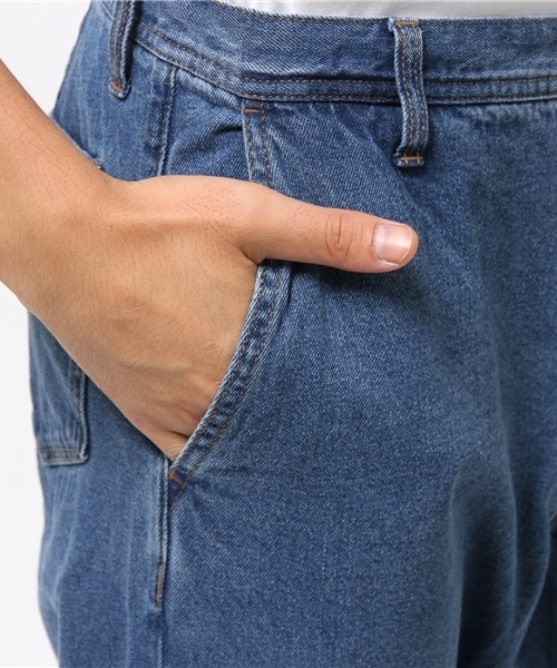 WEGO（ウィゴー）の「WEGO/ワイドデニムパンツ（デニムパンツ・メンズ・インディゴブルー/ダークインディゴブルー・MEDIUM/LARGE）」の8枚目の写真