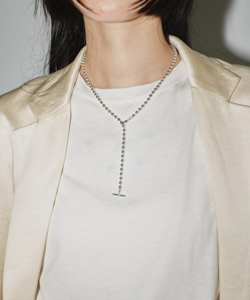 TODAYFUL(トゥデイフル)の「ロングボールチェーンネックレス(Silver925)(ネックレス・レディース・シルバー・FREE)」の4枚目の写真