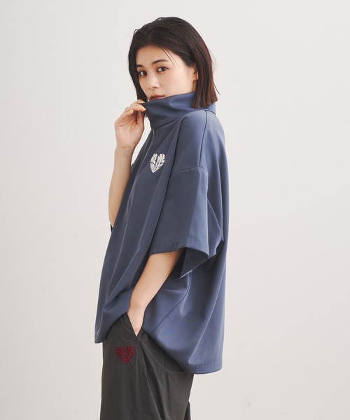 FKmrya♡ページ BEAMS HEART（ビームス ハート）ハーフジップ 片畦 ニット