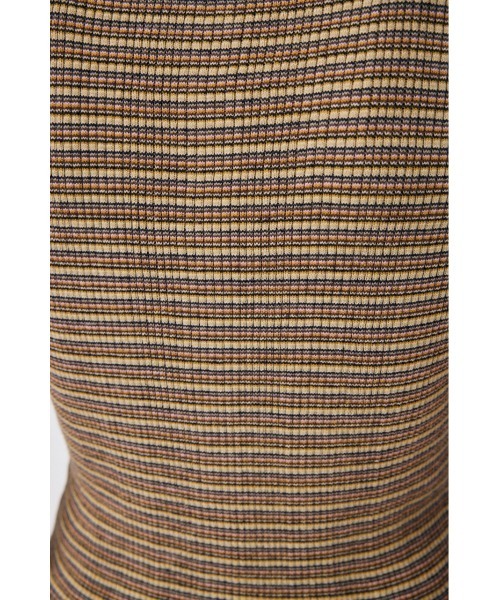 MOUSSY（マウジー）の「THIN BORDER カーディガン（カーディガン/ボレロ・レディース・ピンク/ブラウン・FREE）」の15枚目の写真