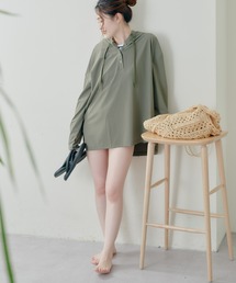 CIAOPANIC TYPY | ワッフルヘンリーオーバーサイズスタイルアップラッシュガード(水着)