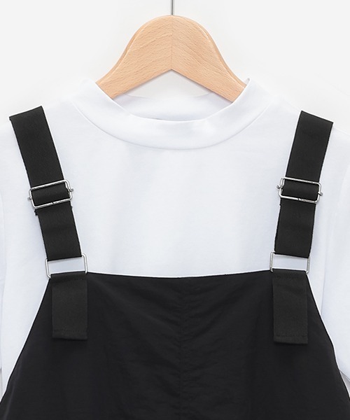 by LOVEiT(バイラビット)の「ウエストドロストジャンパースカートセット(ジャンパースカート・キッズ・ベージュ/カーキ/ブラック・120cm/130cm/140cm/150cm/160cm)」の14枚目の写真