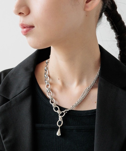 HARE（ハレ）の「モチーフツキチェーンネックレス(HARE)（ネックレス・レディース・シルバー/ゴールド/シルバー系その他/シルバー×ゴールド・FREE）」の10枚目の写真