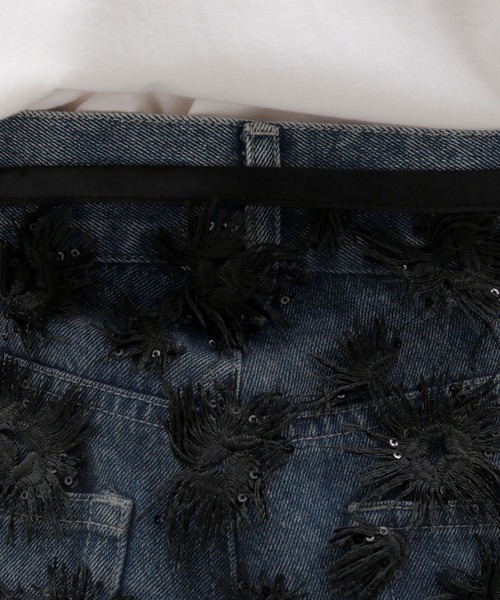 LAKOLE（ラコレ）の「スパンコールラップスカート / 129023（スカート・レディース・オフホワイト/ブラック・FREE）」の19枚目の写真