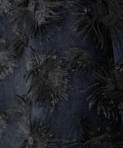 LAKOLE（ラコレ）の「スパンコールラップスカート / 129023（スカート・レディース・オフホワイト/ブラック・FREE）」の22枚目の写真