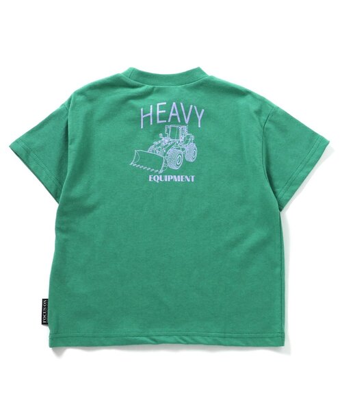 BREEZE(ブリーズ)の「【WEB限定】ブルドーザーTシャツ(Tシャツ/カットソー・キッズ・チャコール/イエロー/グリーン・80/90/100/110/120/130/140)」の11枚目の写真