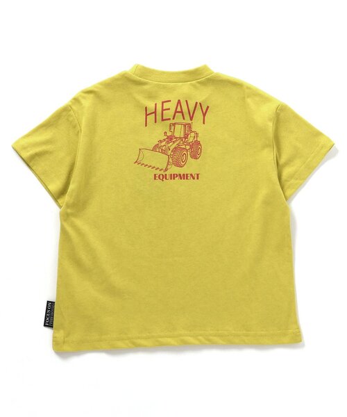 BREEZE(ブリーズ)の「【WEB限定】ブルドーザーTシャツ(Tシャツ/カットソー・キッズ・チャコール/イエロー/グリーン・80/90/100/110/120/130/140)」の12枚目の写真
