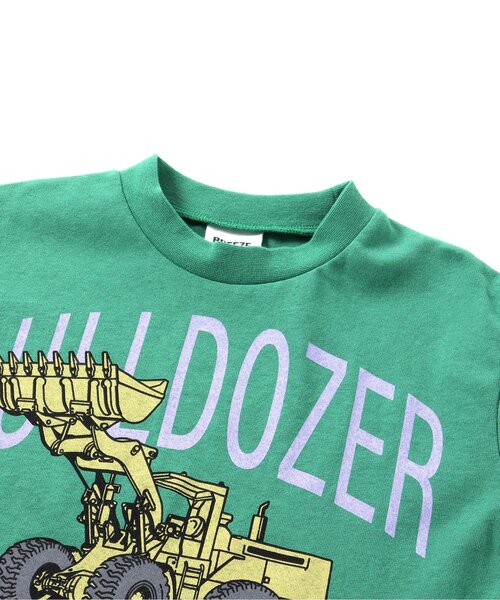 BREEZE(ブリーズ)の「【WEB限定】ブルドーザーTシャツ(Tシャツ/カットソー・キッズ・チャコール/イエロー/グリーン・80/90/100/110/120/130/140)」の13枚目の写真