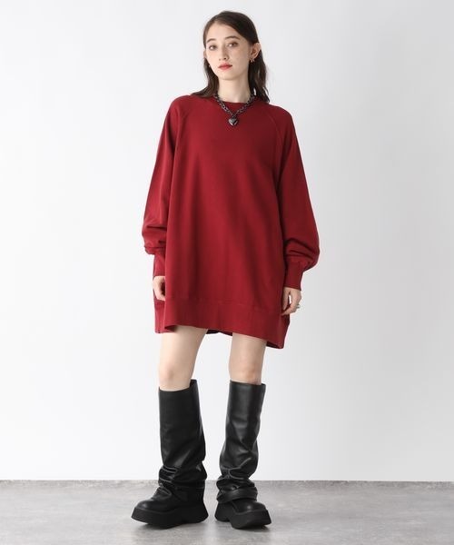 JEANASIS(ジーナシス)の「ボリュームハートチェーンネックレス/116551(ネックレス・レディース・シルバー/シルバー系その他/ブラック・FREE)」の7枚目の写真