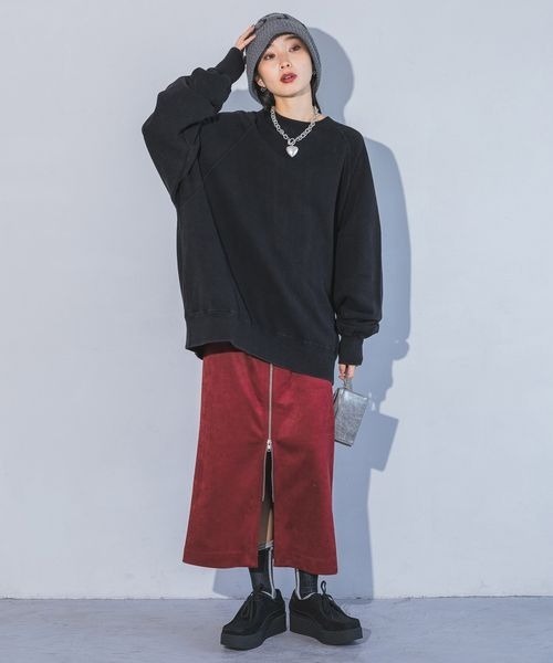 JEANASIS(ジーナシス)の「ボリュームハートチェーンネックレス/116551(ネックレス・レディース・シルバー/シルバー系その他/ブラック・FREE)」の17枚目の写真