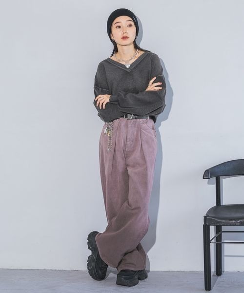 JEANASIS(ジーナシス)の「ボリュームハートチェーンネックレス/116551(ネックレス・レディース・シルバー/シルバー系その他/ブラック・FREE)」の18枚目の写真