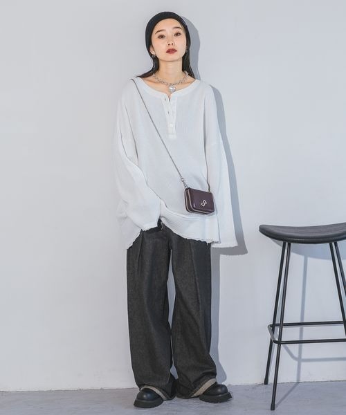 JEANASIS(ジーナシス)の「ボリュームハートチェーンネックレス/116551(ネックレス・レディース・シルバー/シルバー系その他/ブラック・FREE)」の14枚目の写真