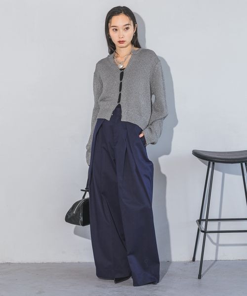 JEANASIS(ジーナシス)の「ボリュームハートチェーンネックレス/116551(ネックレス・レディース・シルバー/シルバー系その他/ブラック・FREE)」の16枚目の写真