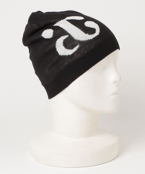 ACOVER(オコボ)の「A'GEM/9 × .kom 『ACOVER/オコボ』 ac logo beanie /ac ロゴ ビーニー(ニットキャップ/ビーニー・メンズ・ブラック・FREE)」の10枚目の写真