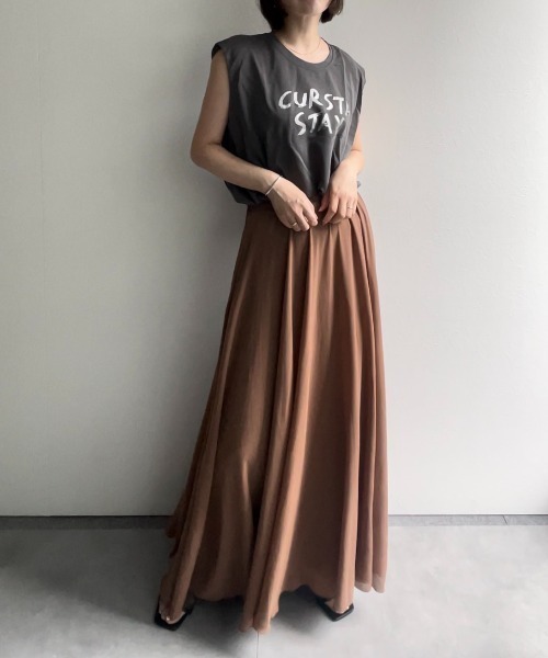 model:162㎝　着用サイズ：FREE