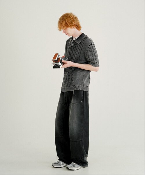 WV PROJECT(ダブリューブイプロジェクト)の「【WV PROJECT】Double block denim pants JNLP7705(デニムパンツ・メンズ・ブラック・L/M/LL)」の18枚目の写真