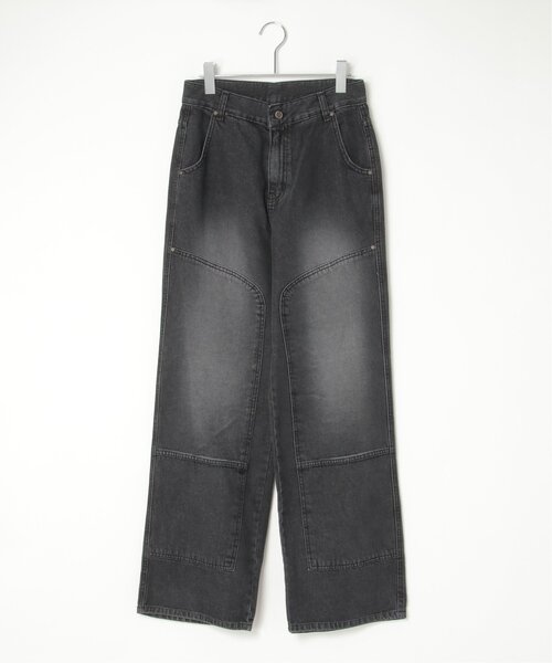 ★WV PROJECT★送料込★韓国 Double block denim pants JNLP7705 ☆WV PROJECT☆送料込☆韓国 Double block denim pants JNLP7705