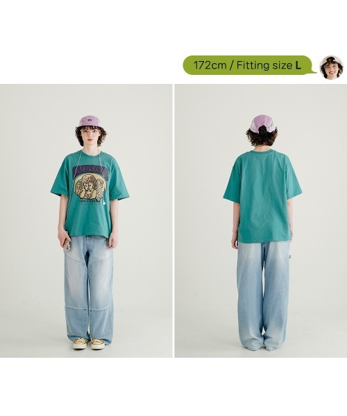 WV PROJECT(ダブリューブイプロジェクト)の「【WV PROJECT】Double block denim pants JNLP7705(デニムパンツ・メンズ・ブラック・L/M/LL)」の6枚目の写真
