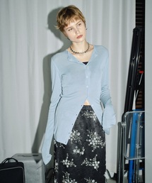 yae ヤエ バックスリットファスナージレ yae（ヤエ）の「Back slit fastner gilet／バックスリット