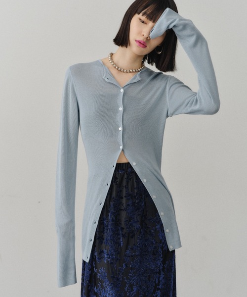 Everyday slim fit cardigan / エブリデイスリムフィットカーディガン