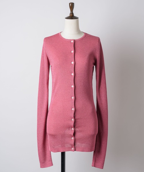 yae(ヤエ)の「Everyday slim fit cardigan / エブリデイスリムフィットカーディガン(カーディガン/ボレロ・レディース・グレー/レッド/ブラック/ピンク/ライトブルー/フューシャピンク/ライトグリーン/ゴールド・FREE)」の21枚目の写真