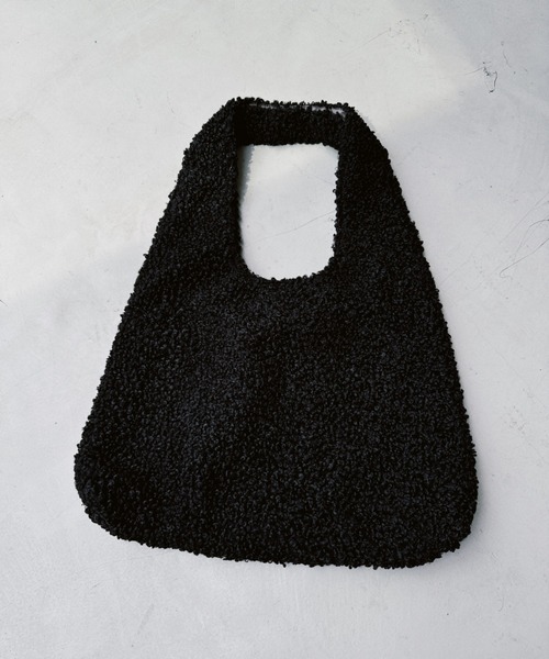 y/m（イム）の「プードルラウンドトートBAG（トートバッグ・レディース・ブラウン/ブラック・FREE）」の14枚目の写真