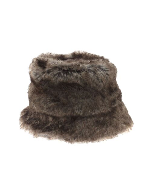 EMODA(エモダ)の「ボリュームフェイクファーハット(ハット・レディース・ホワイト/その他/ブラック・FREE)」の3枚目の写真