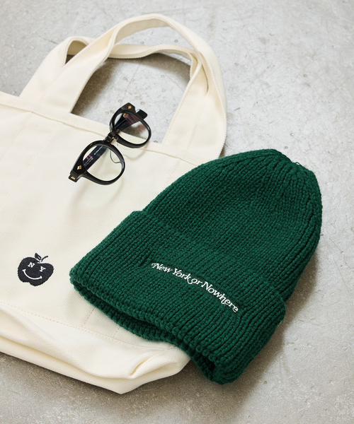 JOURNAL STANDARD（ジャーナルスタンダード）の「【NEWYORK OR NOWHERE/ニューヨークオアノーウェア 】  Beanie（ニットキャップ/ビーニー・レディース・グリーン/ネイビー/ブラック・FREE）」の3枚目の写真