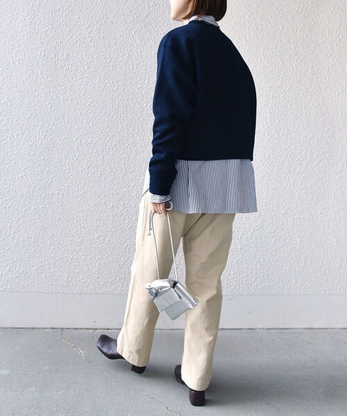 【セール】【SHIPS別注】Odub:〈洗濯機可能〉ワイド チノ パンツ（チノパンツ）｜Odub（オーダブ）